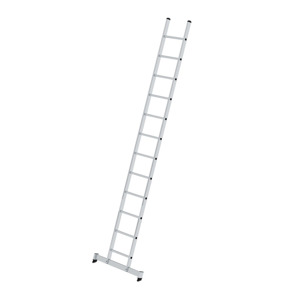 Produktabbildung: Munk Sprossen-Anlegeleiter mit nivello®-Traverse 12 Sprossen