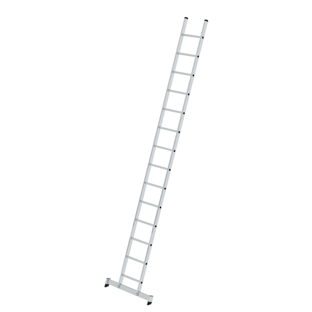 Produktabbildung: Munk Sprossen-Anlegeleiter mit nivello®-Traverse 14-Sprossen