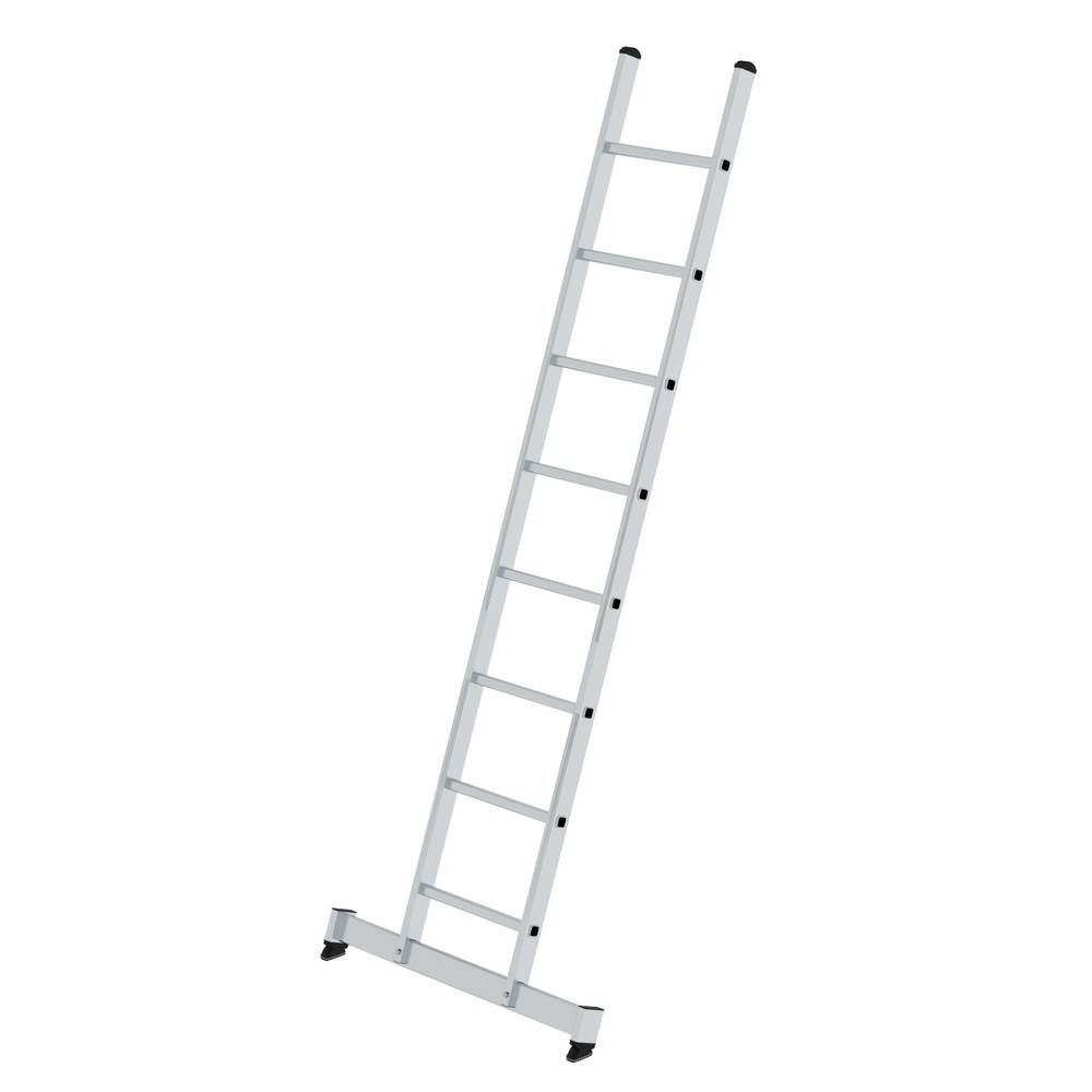 Produktabbildung: Munk Sprossen-Anlegeleiter mit nivello®-Traverse 8-Sprossen
