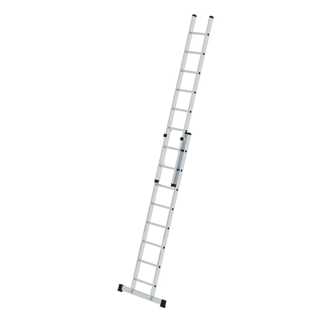 Munk Sprossen-Schiebeleiter 2-teilig mit Standard-Traverse 2x8 Sprossen Produktabbildung: Munk Sprossen-Schiebeleiter 2-teilig mit Standard-Traverse 2x8 Sprossen