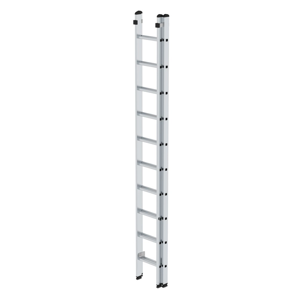 Produktabbildung Nr. 2: Munk Sprossen-Schiebeleiter 2-teilig ohne Traverse 2x10 Sprossen