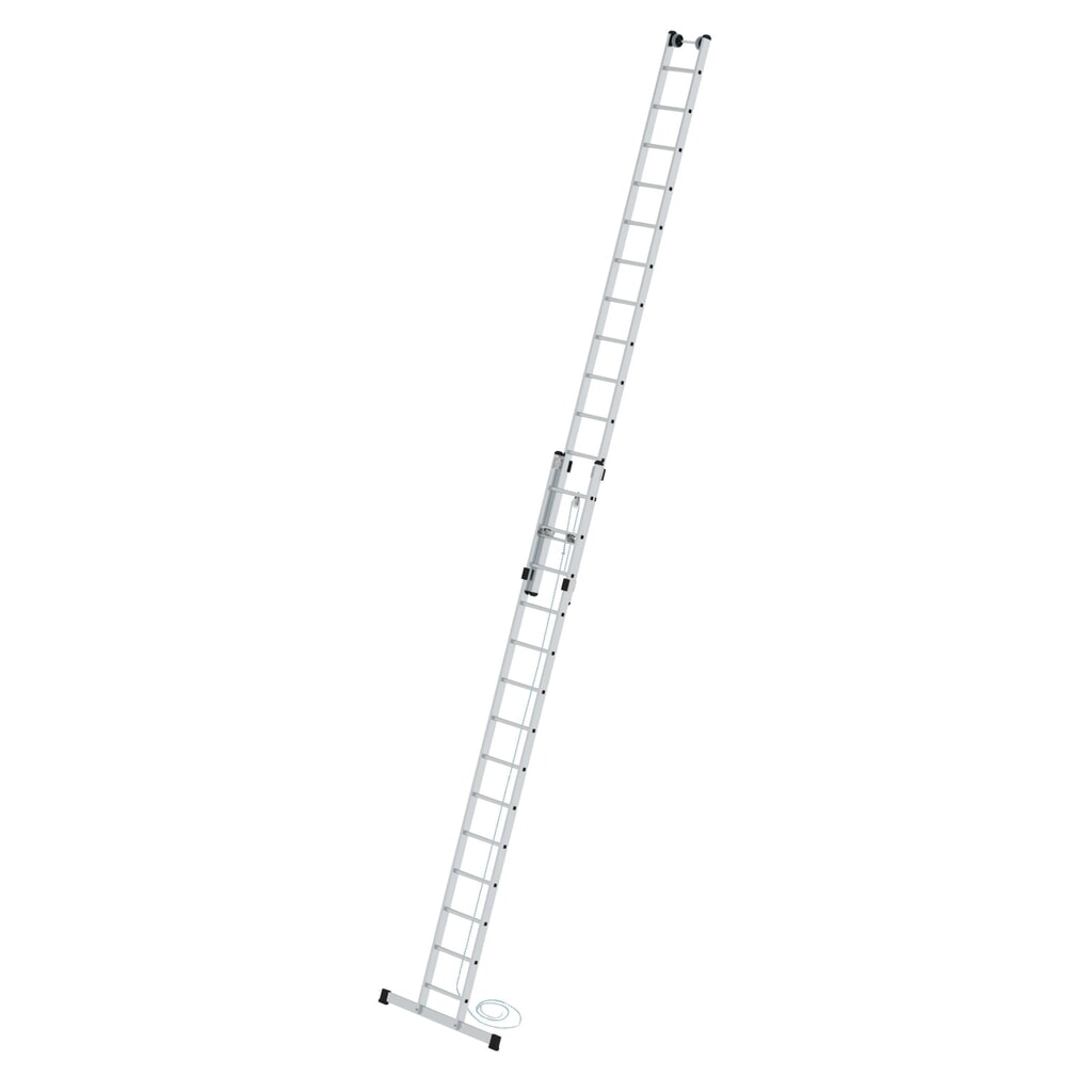 Produktabbildung: Munk Sprossen-Seilzugleiter 2-teilig mit Standard-Traverse 2x14 Sprossen