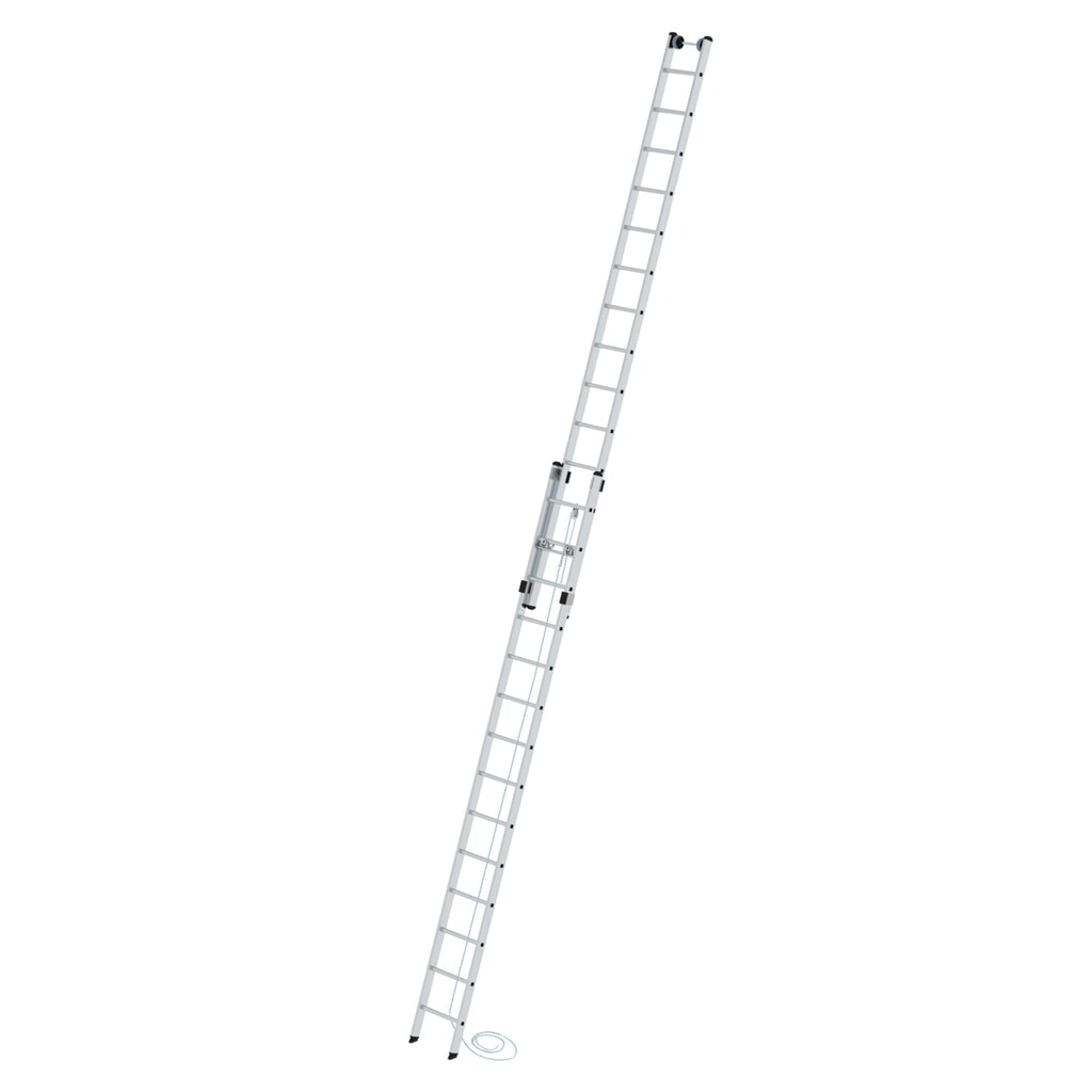 Munk Sprossen-Seilzugleiter 2-teilig ohne Traverse 2x14 Sprossen Produktabbildung: Munk Sprossen-Seilzugleiter 2-teilig ohne Traverse 2x14 Sprossen