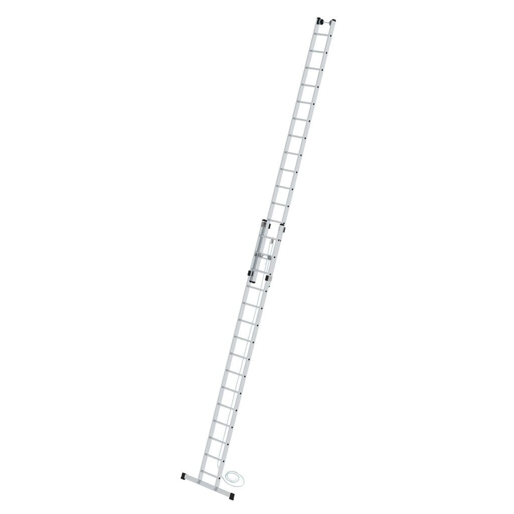 Produktabbildung: Munk Sprossen-Seilzugleiter mit Standard-Traverse 2x15 Sprossen