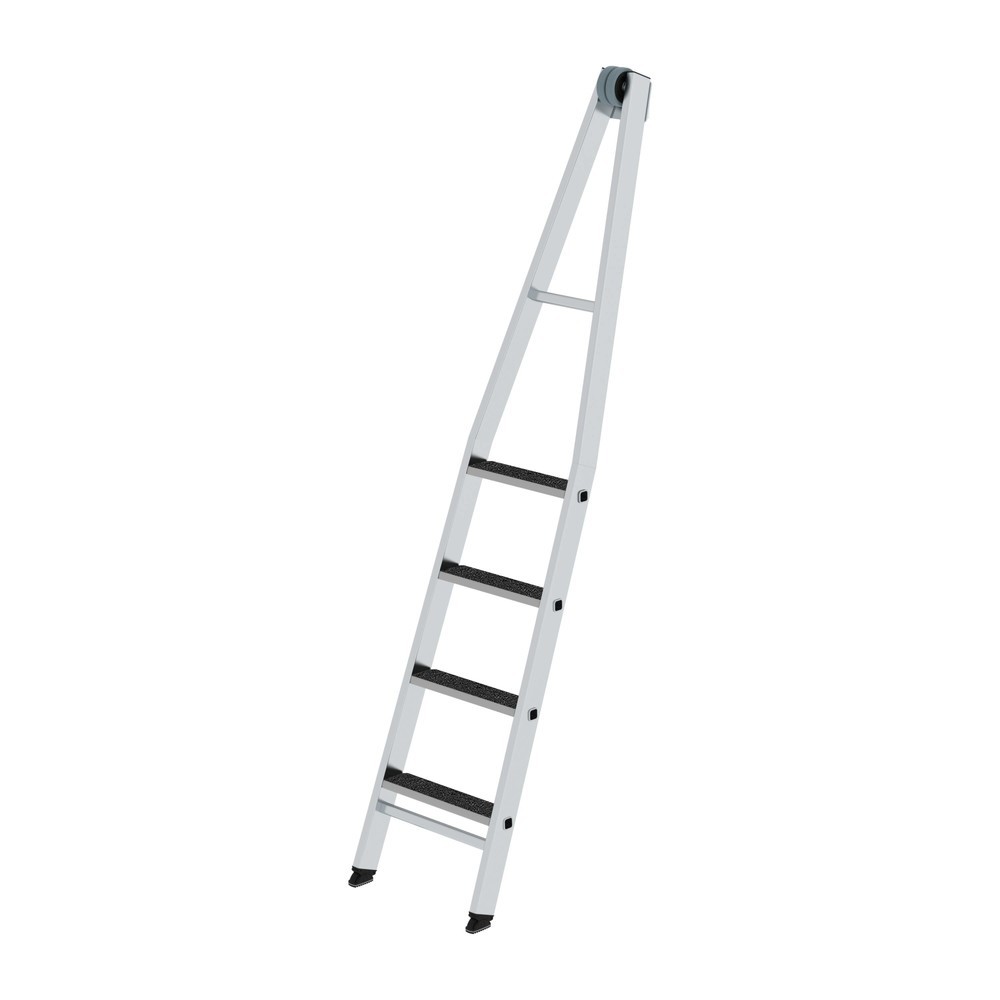 Produktabbildung: Munk Stufen-Glasreinigerleiter Oberteil mit clip-step R13 4 Stufen