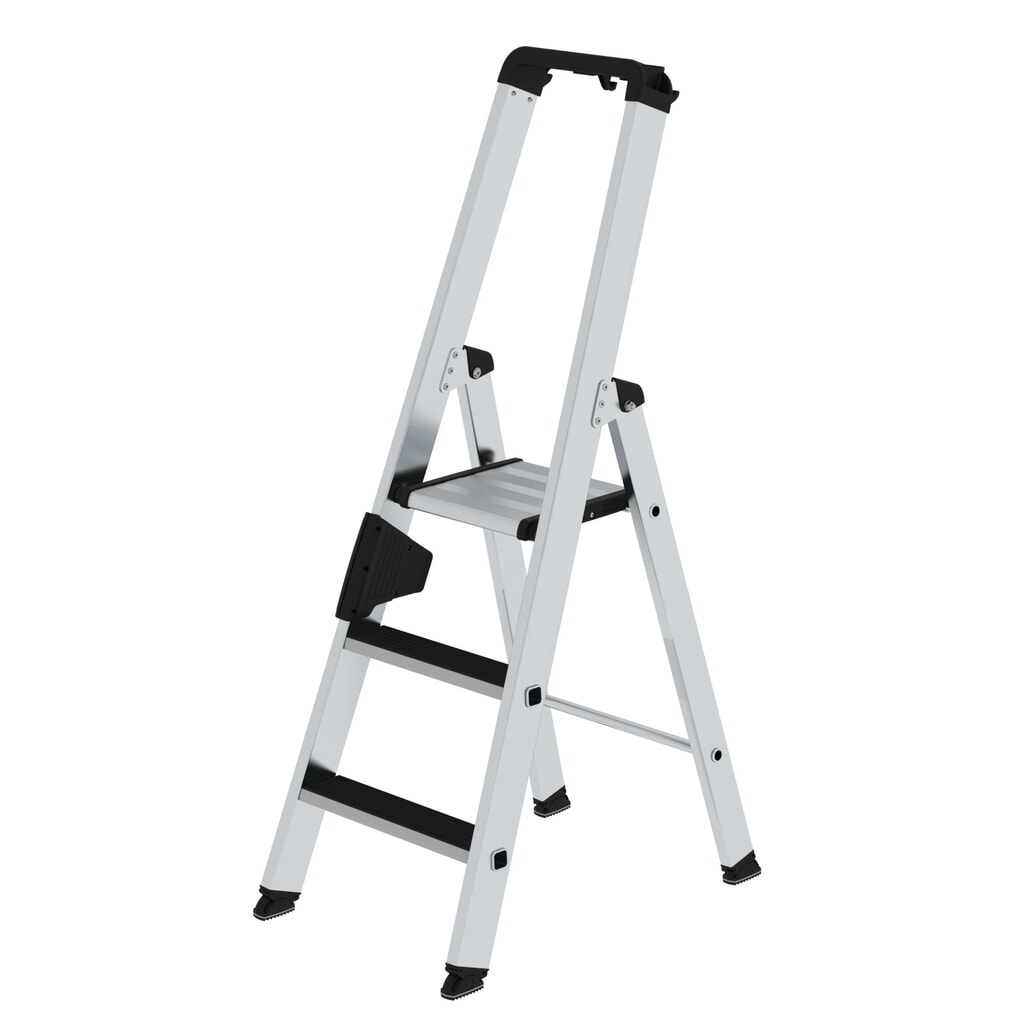 Munk Stufen-Stehleiter einseitig begehbar mit clip-step 3 Stufen Produktabbildung: Munk Stufen-Stehleiter einseitig begehbar mit clip-step 3 Stufen