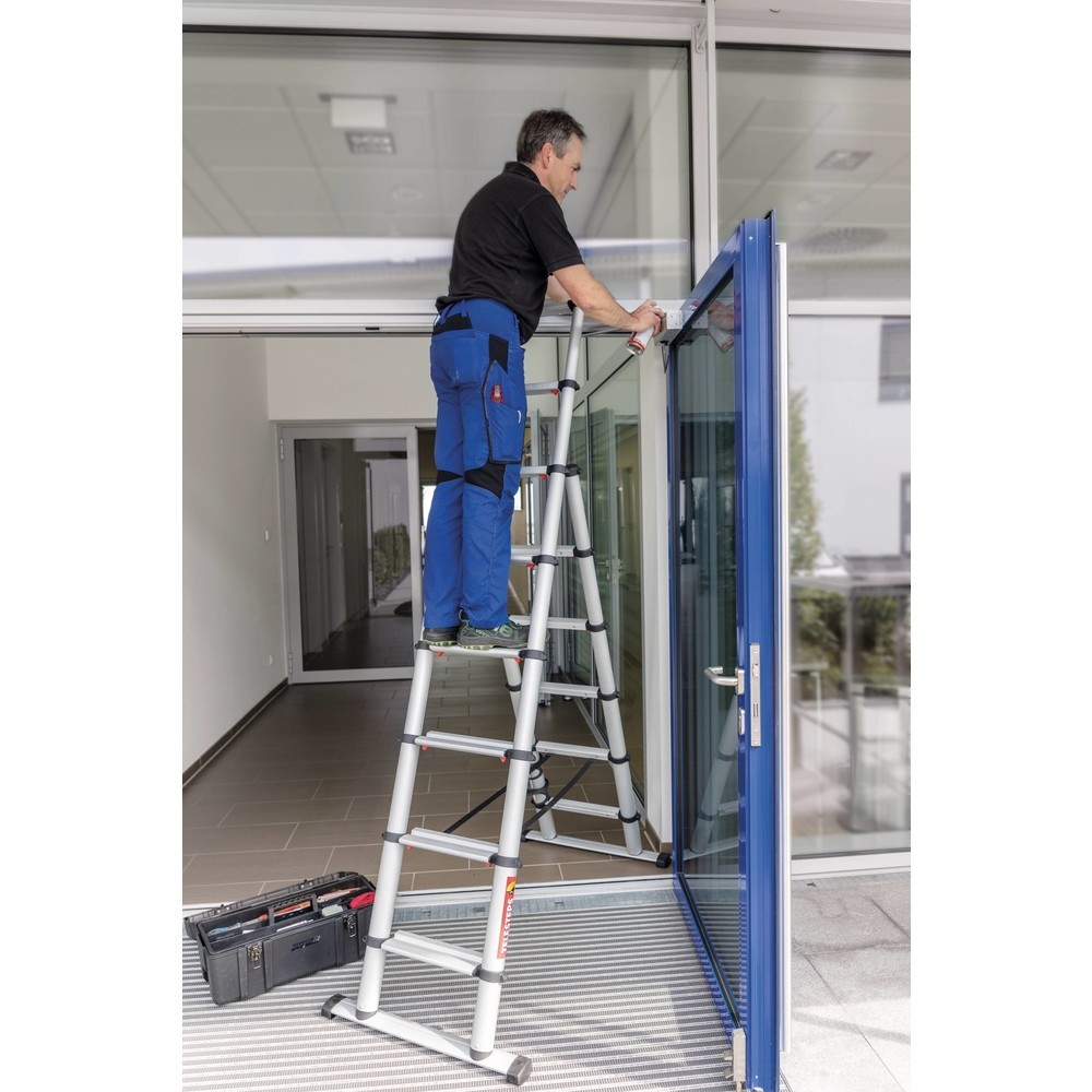 Produktabbildung Nr. 2: Munk Teleskop-Kombileiter Combi Line 5+2 Stufen