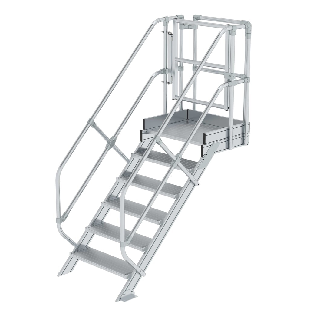 Munk Treppen-Modul Aluminium geriffelt