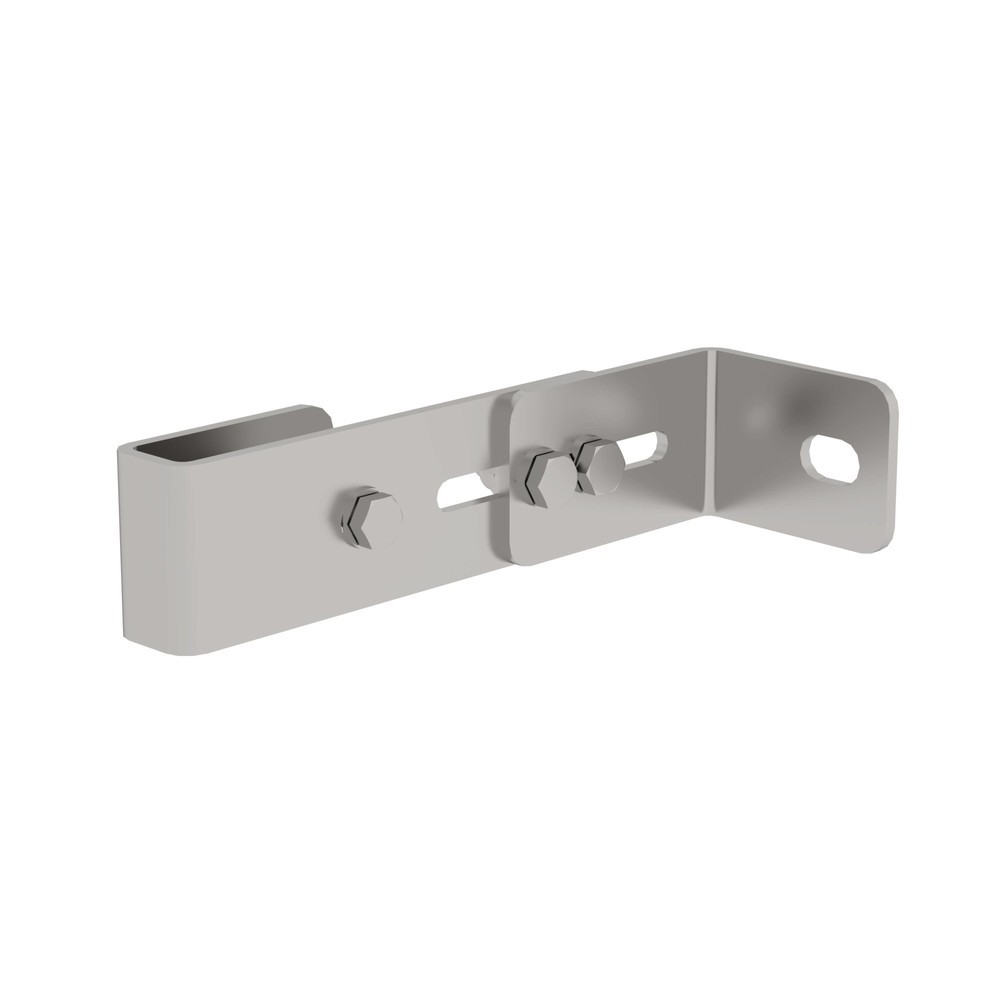 Produktabbildung: Munk Wandhalter, verstellbar 165-205mm, Edelstahl