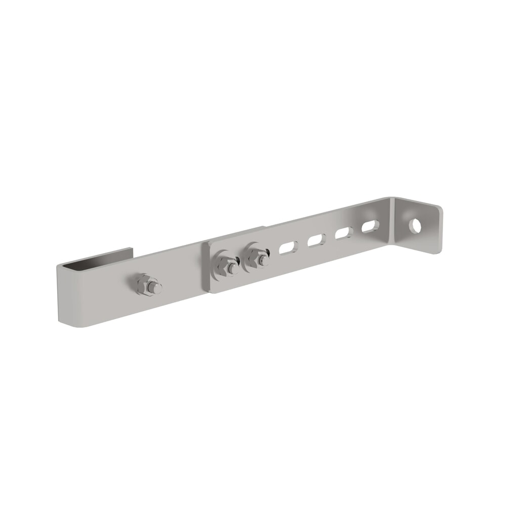 Munk Wandhalter, verstellbar, Edelstahl Produktabbildung: Munk Wandhalter, verstellbar, Edelstahl