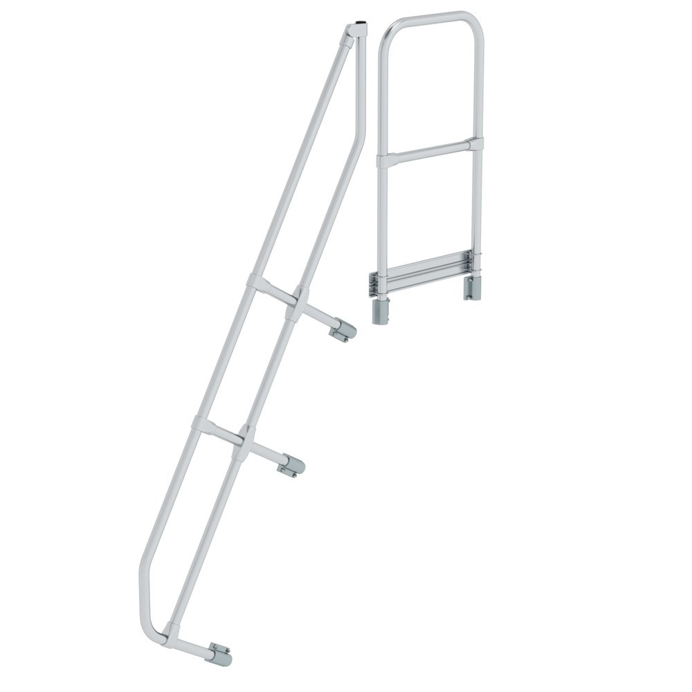 Produktabbildung: Munk Zweiter Handlauf für Treppe mit Plattform 60° 7 Stufen