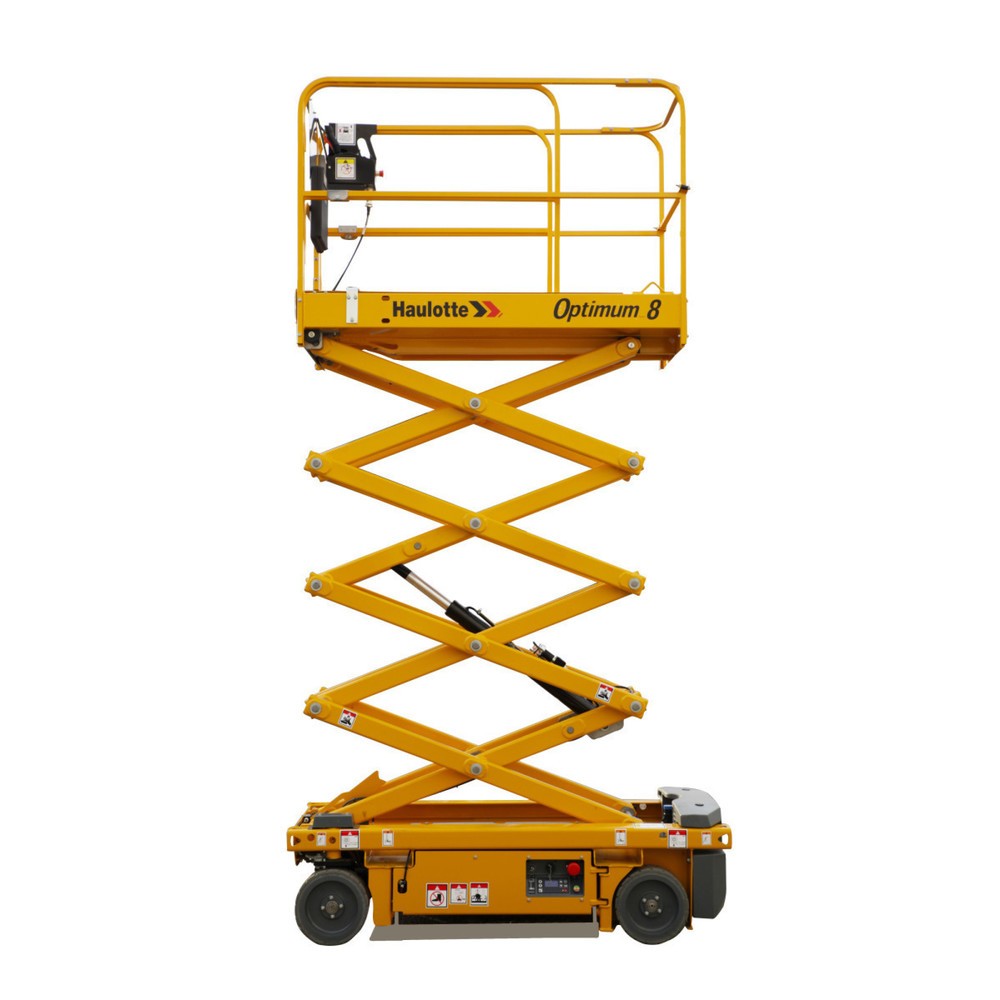 Illustration du produit: Nacelle élévatrice à ciseaux Haulotte OPTIMUM 8 AC, mobile, hauteur de travail 7,8 m
