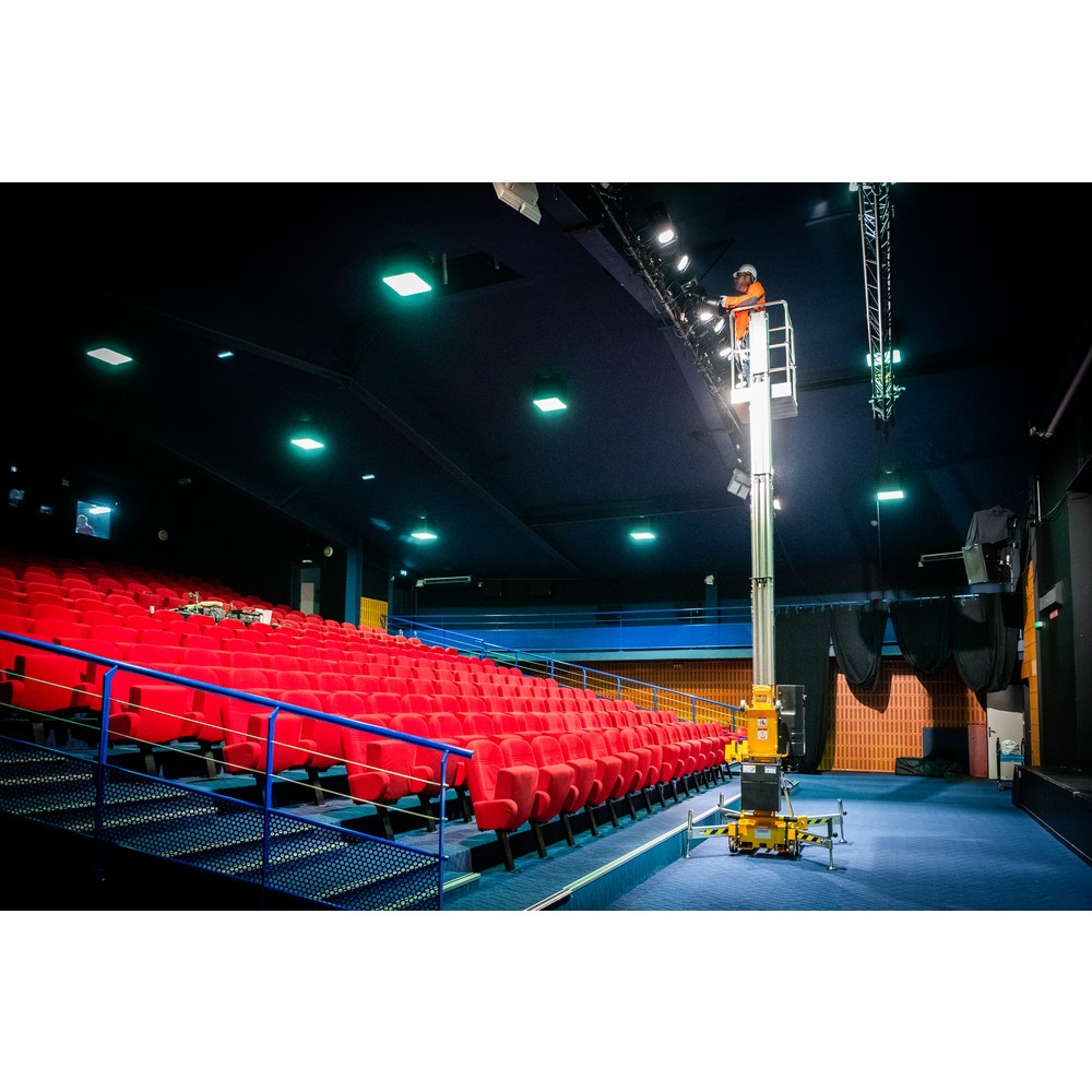 N° de l'image du produit 4 : Nacelle élévatrice avec mât télescopique Haulotte QUICKUP 8 AC, hauteur de travail 8,1 m, fonctionnement sur secteur (courant alternatif)