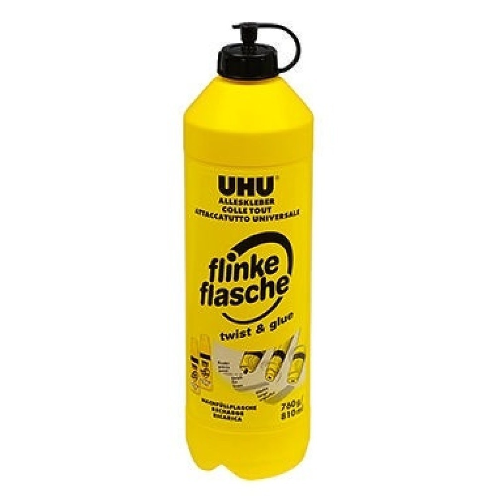 Produktabbildung: UHU Alleskleber flinke flasche 46320 760g Nachfüllflasche
