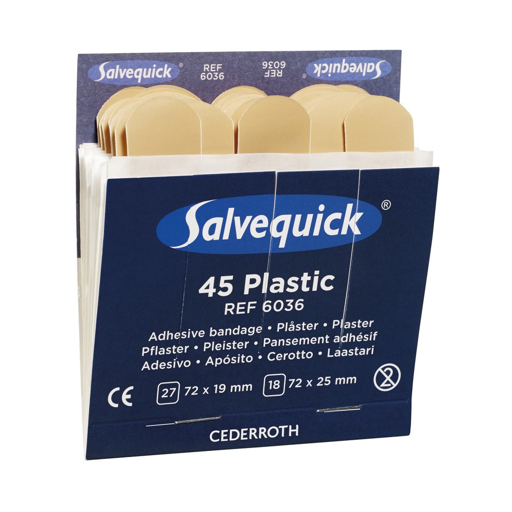 Produktabbildung: Nachfüllpack für Pflasterspender Cederroth Salvequick, wasserfest