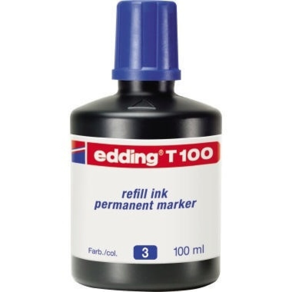 edding Nachfülltusche T100 4-T100001 100ml schwarz Produktabbildung: edding Nachfülltusche T100 4-T100001 100ml schwarz
