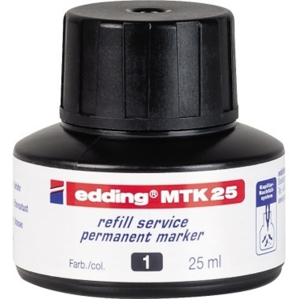 Produktabbildung: edding Nachfülltusche MTK 25 4-MTK25001 25ml schwarz