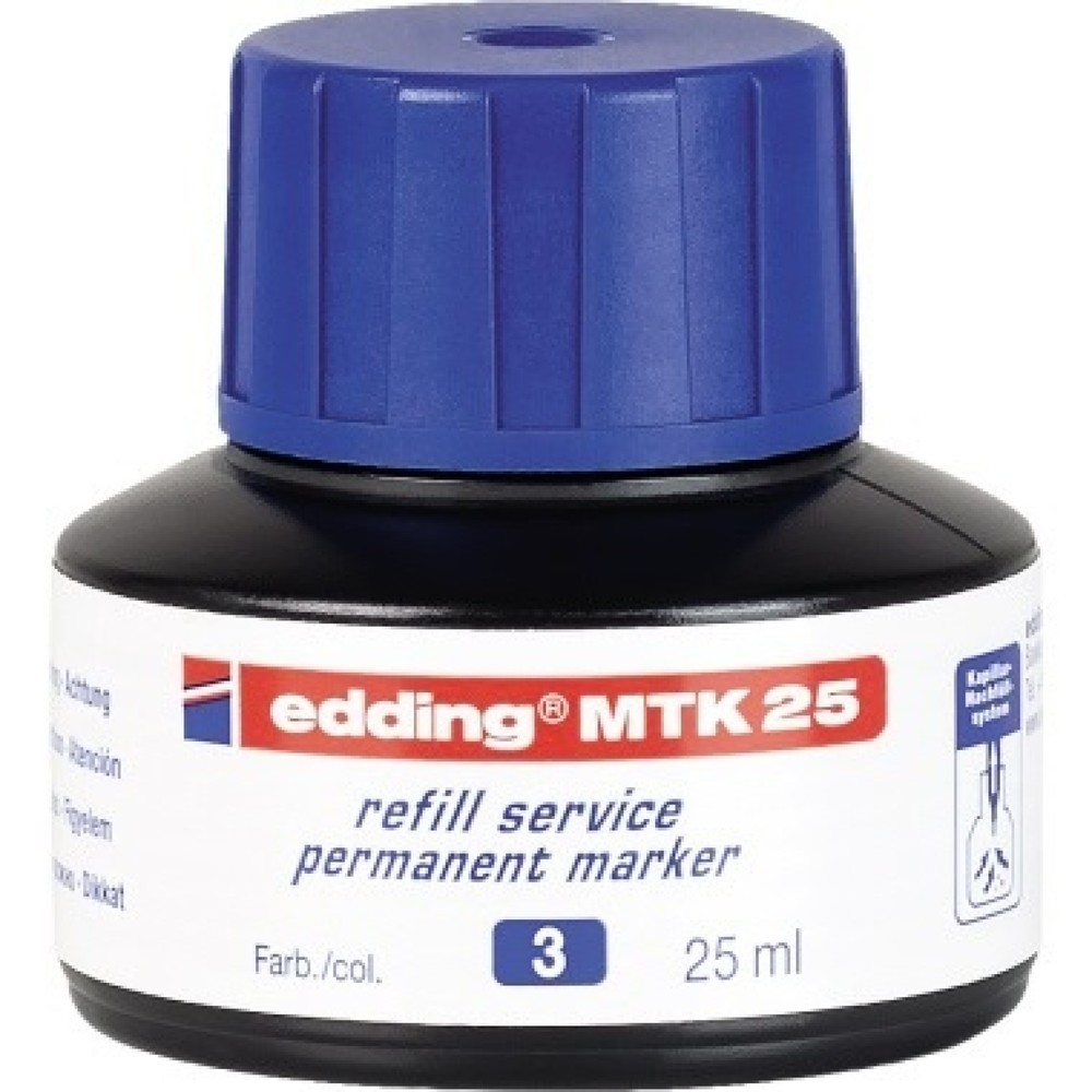 Produktabbildung: edding Nachfülltusche MTK 25 4-MTK25003 25ml blau