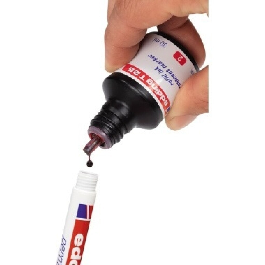 edding Nachfülltusche T 25 4-T25002 30ml geruchsarme Tusche rot Produktabbildung Nr. 5: edding Nachfülltusche T 25 4-T25002 30ml geruchsarme Tusche rot