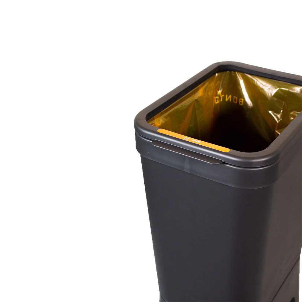 Číslo obrázku produktu 2: Nádoba na odpad BON TON Circubin, vyrobeno ze 100% recyklovaného polypropylenu, 40 litrů, otevřená, antracit