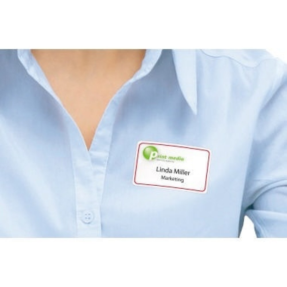 Produktabbildung: HERMA Namensetikett 4405 80x50mm weiß/rot 200 St./Pack.