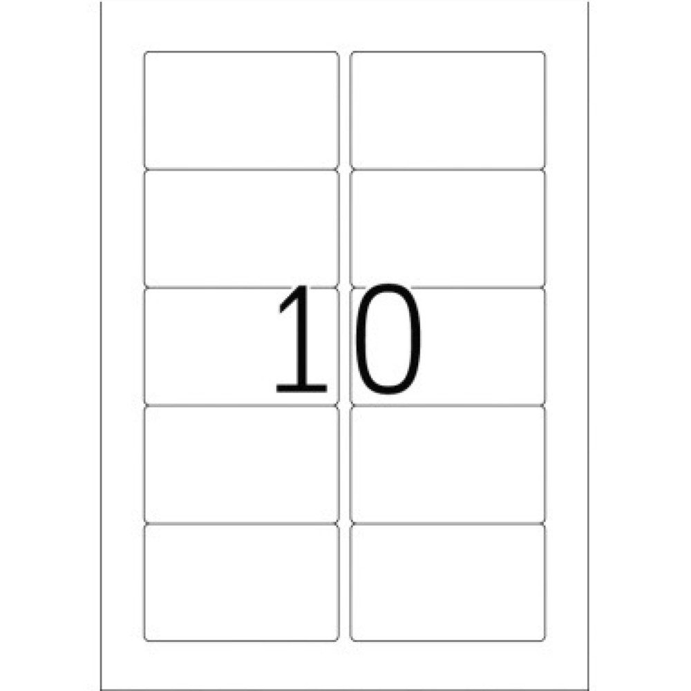 Produktabbildung Nr. 4: HERMA Namensetikett 4412 80x50mm weiß 250 St./Pack.