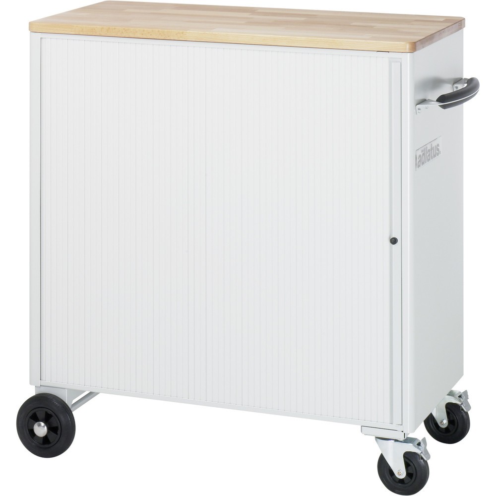 Číslo obrázku produktu 4: Nástrojový vozík RAU řada adlatus, VxŠxH 1 080 x 1025 x 520 mm, 9x zásuvka 5 x 40, 2 x 105, 2 x 130 mm, buková pracovní deska