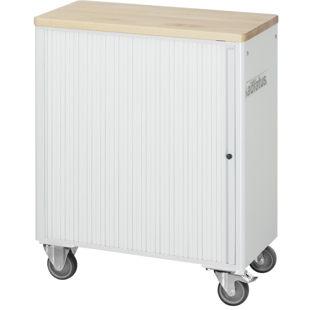 Číslo obrázku produktu 4: Nástrojový vozík RAU řada adlatus 700, VxŠxH 860 x 725 x 400 mm, 3x zásuvka 1 x 40, 2 x 105 mm, buková pracovní deska