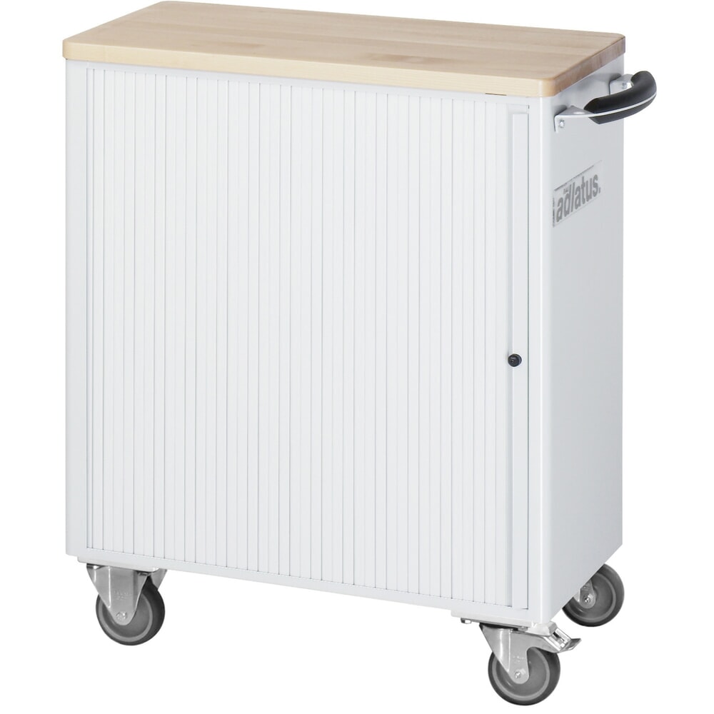 Číslo obrázku produktu 4: Nástrojový vozík RAU řada adlatus 700, VxŠxH 860 x 725 x 400 mm, 5x zásuvka 2 x 40, 3 x 105 mm, buková pracovní deska