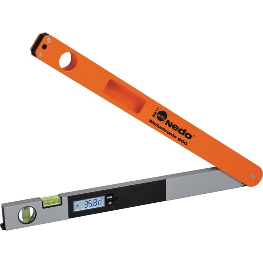 NEDO Winkelmessgerät Winkeltronic, Schenkellänge 45 cm, Messbereich 0-355 °, 0,1 ° Produktabbildung: NEDO Winkelmessgerät Winkeltronic, Schenkellänge 45 cm, Messbereich 0-355 °, 0,1 °