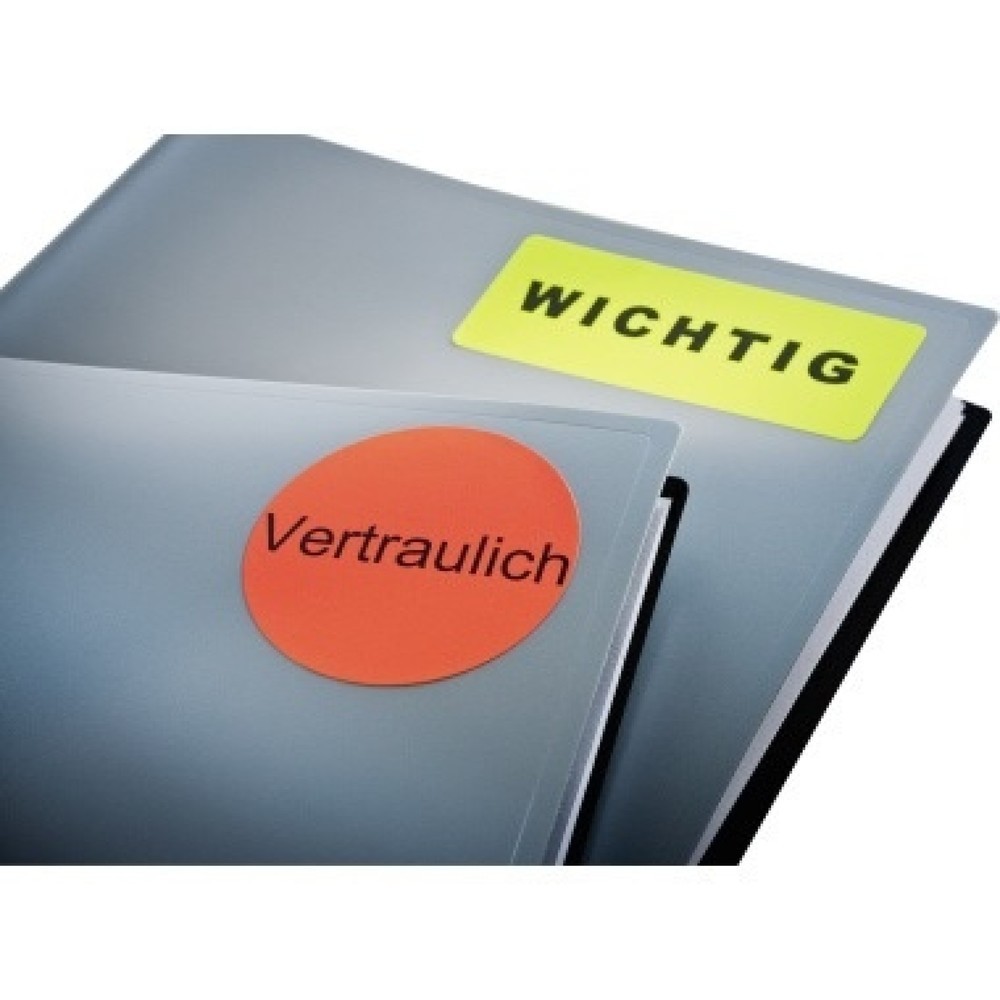 Produktabbildung Nr. 3: Avery Zweckform Etikett L6003-25 63,5x29,6mm neonrot 675 St./Pack.