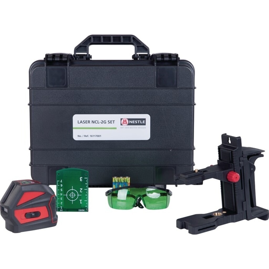 NESTLE Kreuzlinienlaser NCL-2G SET, 20 (50 m. Empfänger) m, ± 3 mm/10 m Produktabbildung Nr. 2: NESTLE Kreuzlinienlaser NCL-2G SET, 20 (50 m. Empfänger) m, ± 3 mm/10 m