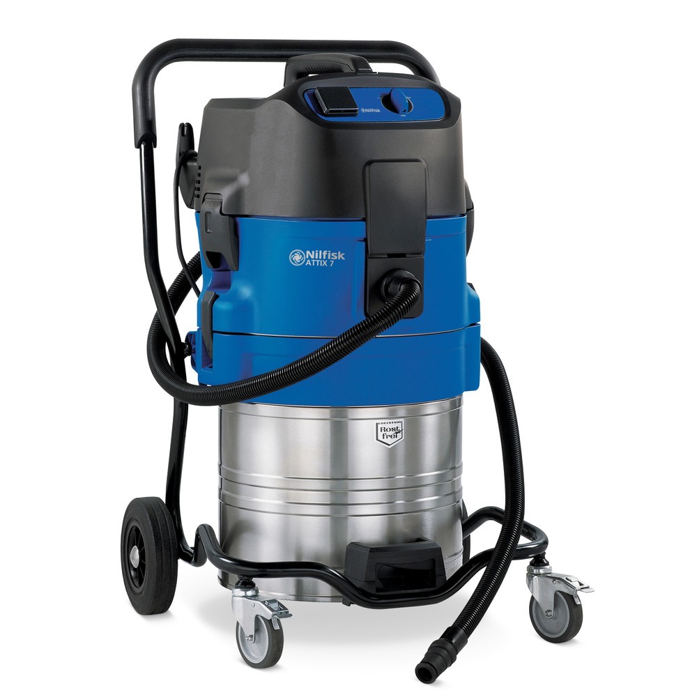 Product image: Nilfisk® ATTIX 751-21 industrial vacuum cleaner, wet + dry, 1,500 W, 70 l