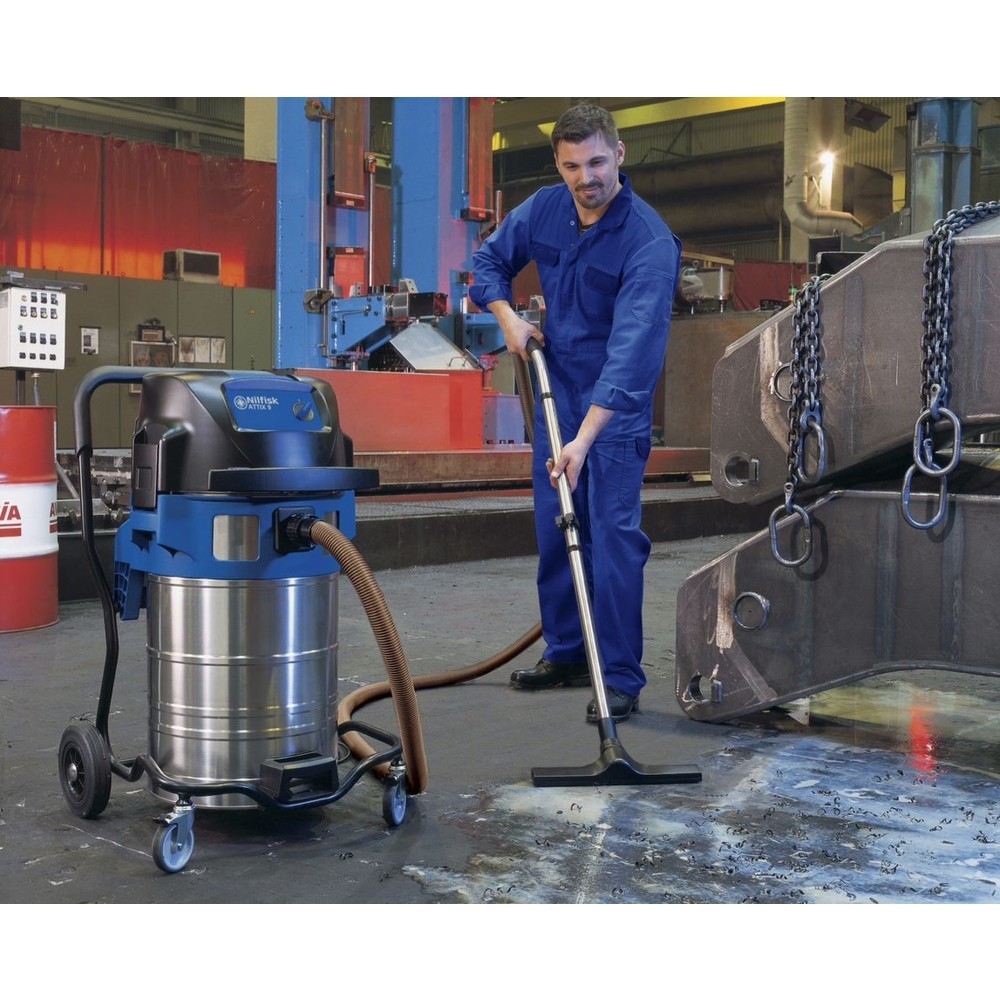 Product image no. 3: Nilfisk® ATTIX 961-01 PC industrial vacuum cleaner, wet + dry, 2x 1,500 W, 70 l