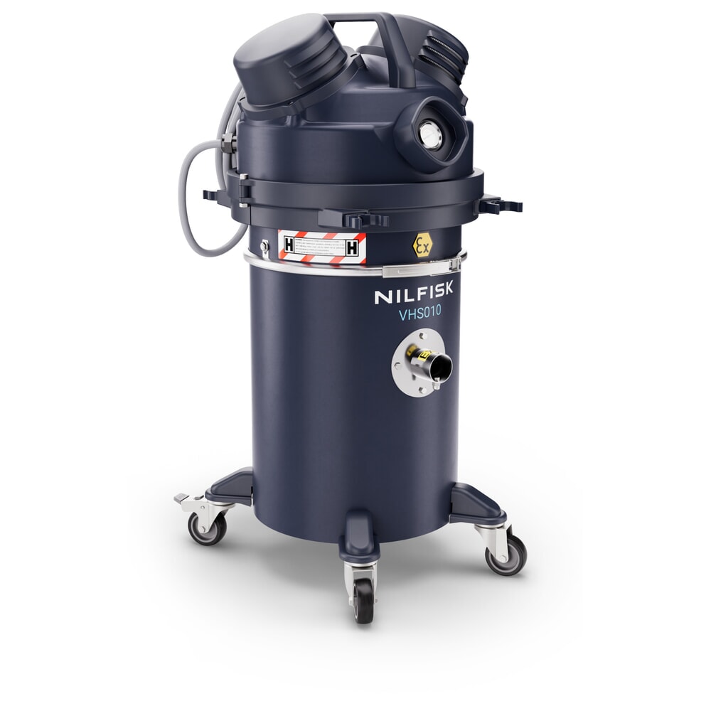 Produktabbildung: Nilfisk® Sicherheitssauger VHS010 für brennbaren & gefährlichen Staub in der Zone Z22 MC Z22 EXA