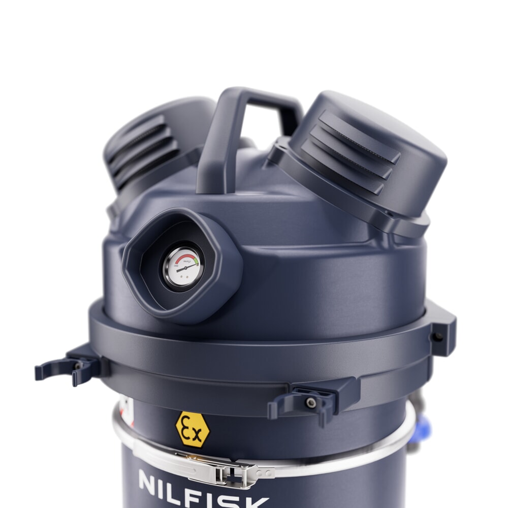 Produktabbildung Nr. 4: Nilfisk® Sicherheitssauger VHS010 für brennbaren & gefährlichen Staub in der Zone Z22 MC Z22 EXA