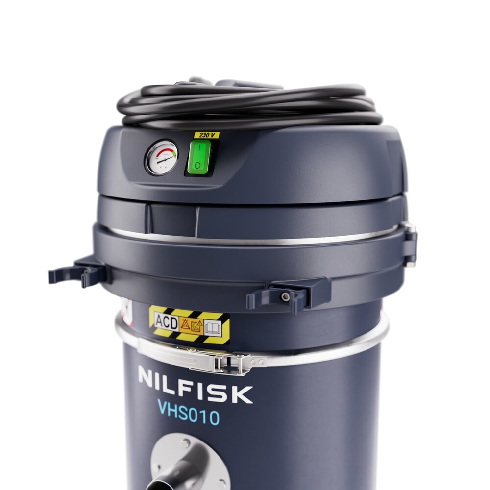 Produktabbildung Nr. 7: Nilfisk® Sicherheitssauger VHS010 für brennbaren & gefährlichen Staub in der Zone Z22 HC Z22 EXA