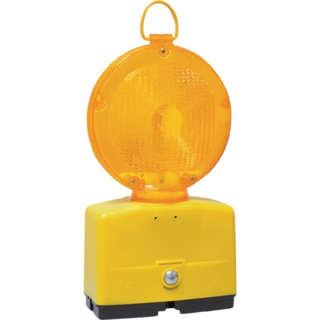 NISSEN Baustellenwarnleuchte Nitra LED gelb Leuchtenkopf drehb Produktabbildung: NISSEN Baustellenwarnleuchte Nitra LED gelb Leuchtenkopf drehb