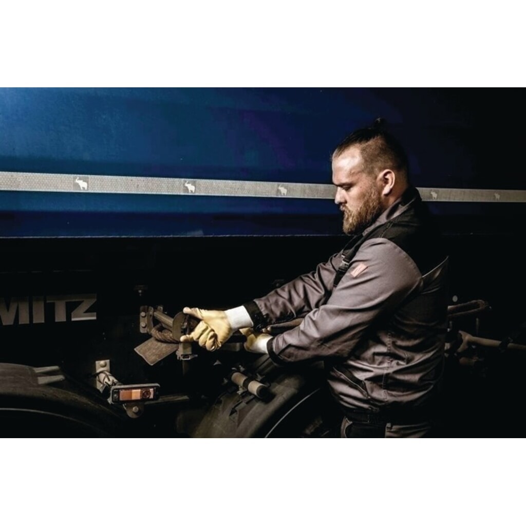 Produktabbildung Nr. 2: NITRAS Handschuhe 03405 Gr.11 weiß/gelb PES