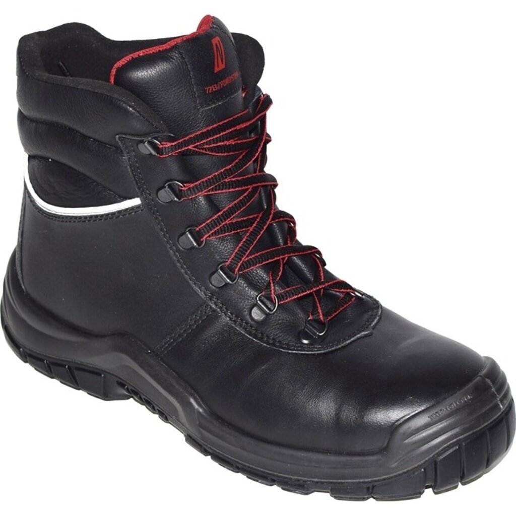 Produktabbildung Nr. 1: NITRAS Sicherheitsstiefel POWER STEP MID+, S3 HRO SRC EN ISO 20345, Größe 44 schwarz, Volleder