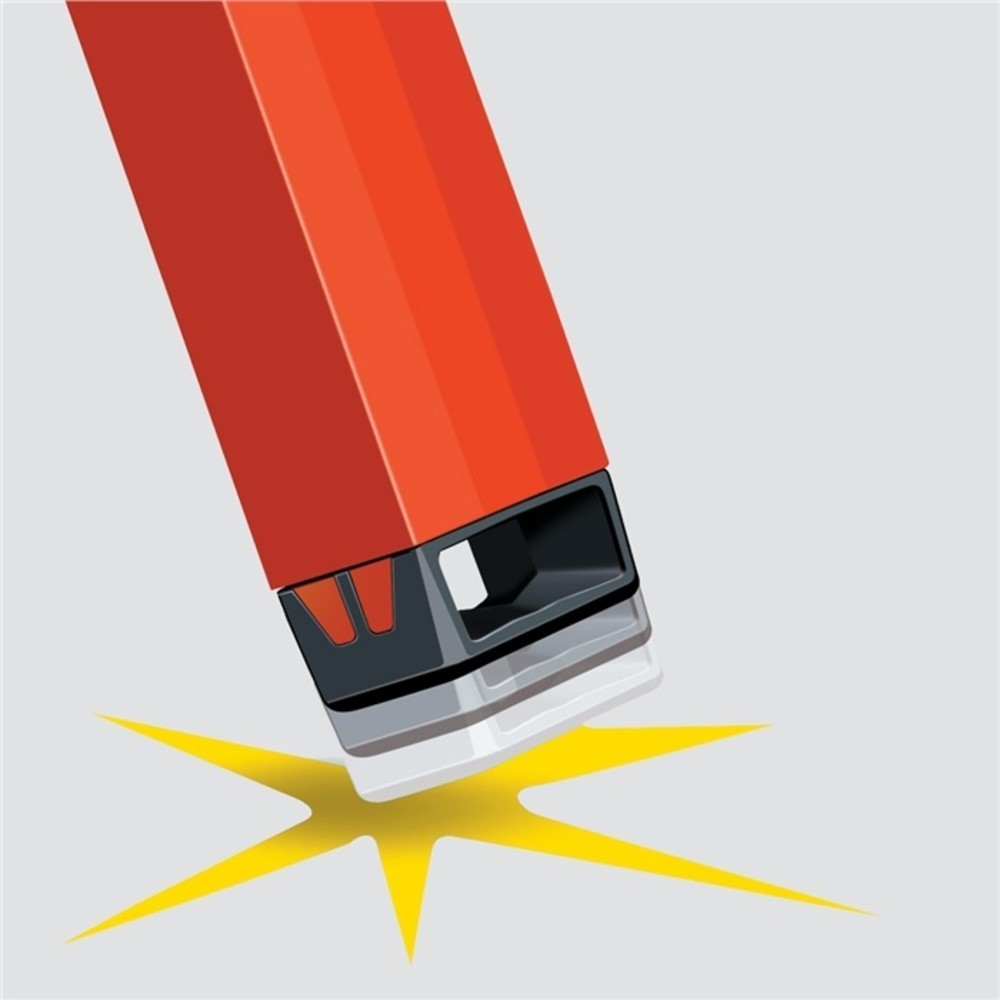 N° de l'image du produit 2 : Niveau L.40cm BIGxfiole/effet de loupe SOLA profilé d aluminium