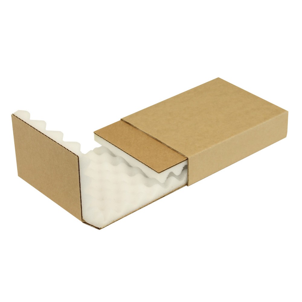 Produktabbildung Nr. 1: Noppenschaumverpackung, 200 x 140 x 40 mm, , braun, 1 VE = 182 Stk