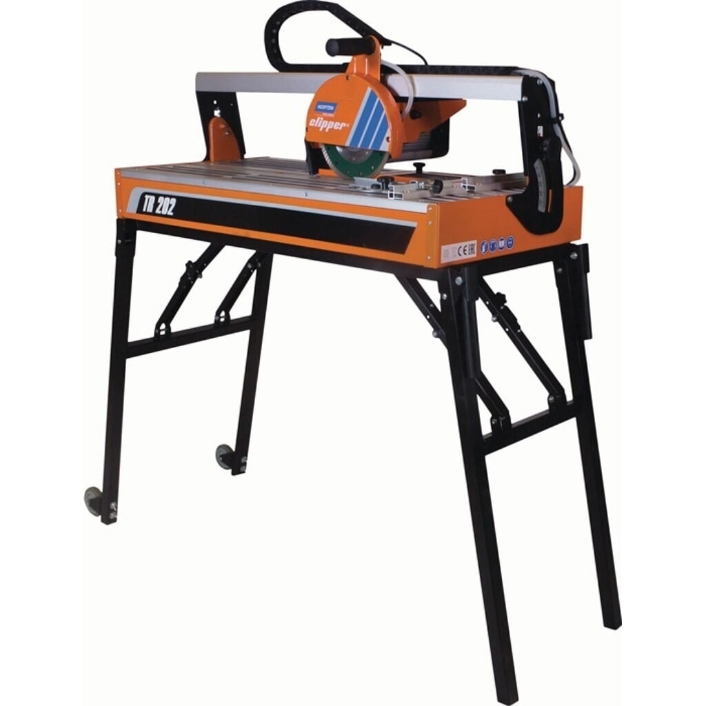 NORTON CLIPPER Fliesenschneidmaschine TR 202, Tisch-L810xB470mm, 15 mm, max. 200 mm 900 W Produktabbildung: NORTON CLIPPER Fliesenschneidmaschine TR 202, Tisch-L810xB470mm, 15 mm, max. 200 mm 900 W