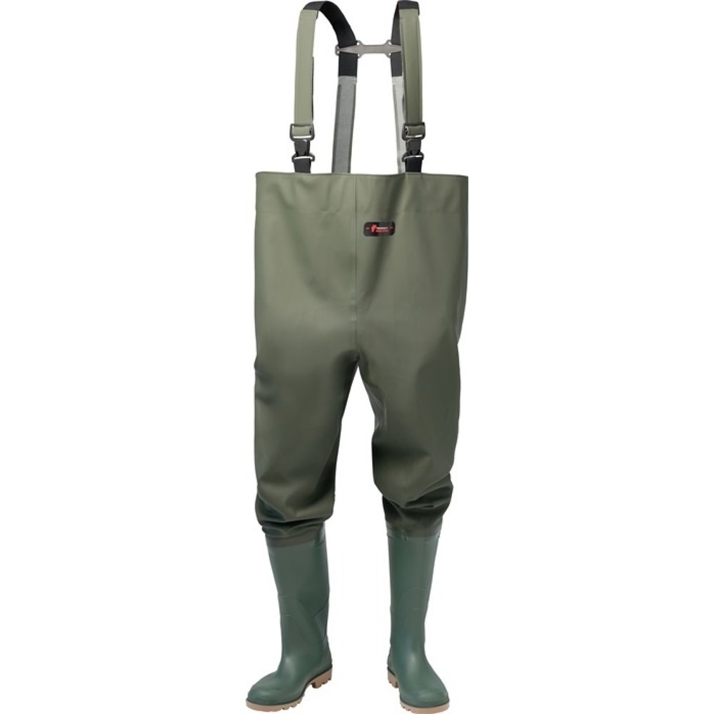 Produktabbildung: NORWAY Wathose Gr.42 olivgrün PVC auf