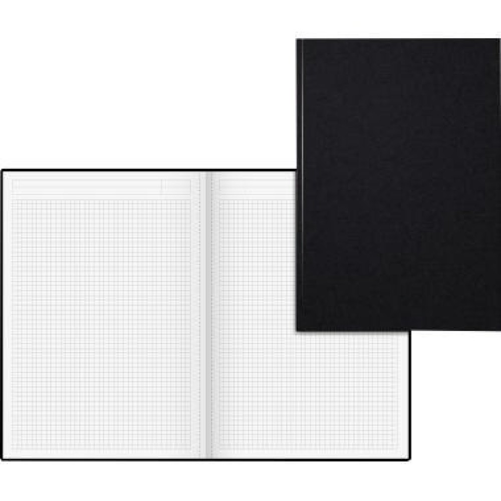 Produktabbildung: König Ebhardt Notizbuch 8655226 DIN A4 96Bl kar. schwarz
