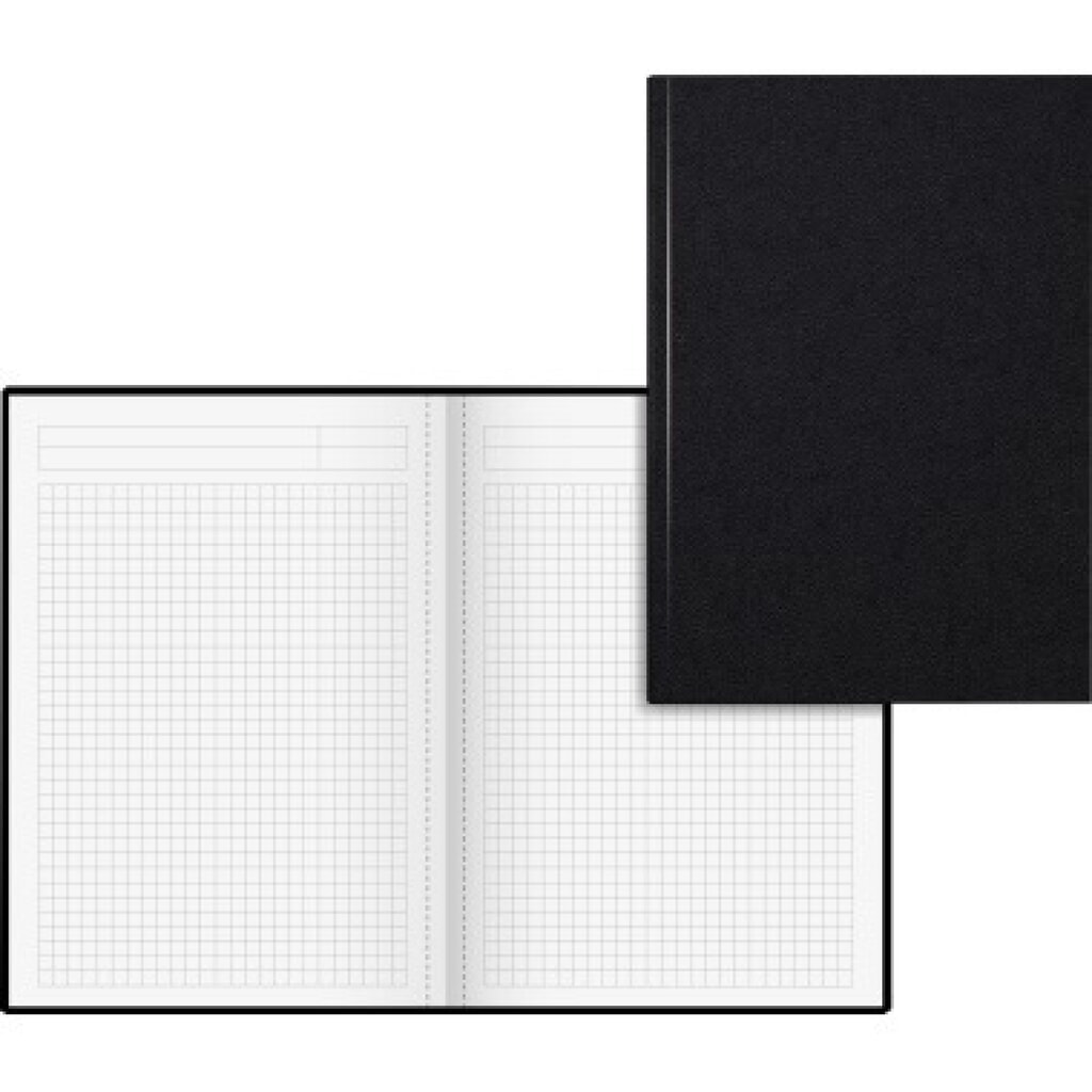 König Ebhardt Notizbuch 8655227 DIN A5 96Bl kar. schwarz Produktabbildung: König Ebhardt Notizbuch 8655227 DIN A5 96Bl kar. schwarz