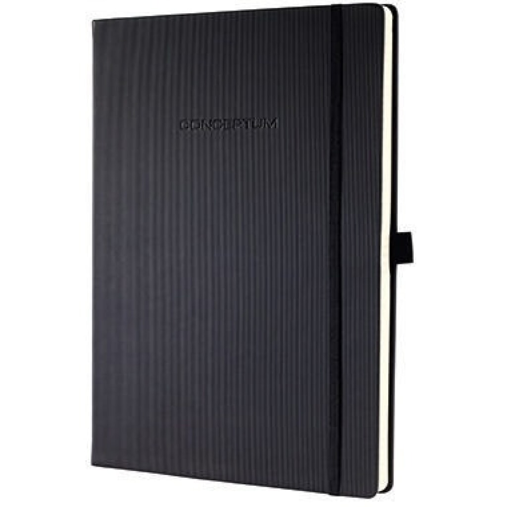 Sigel Notizbuch Conceptum CO112 DIN A4 liniert 97Blatt schwarz Produktabbildung: Sigel Notizbuch Conceptum CO112 DIN A4 liniert 97Blatt schwarz