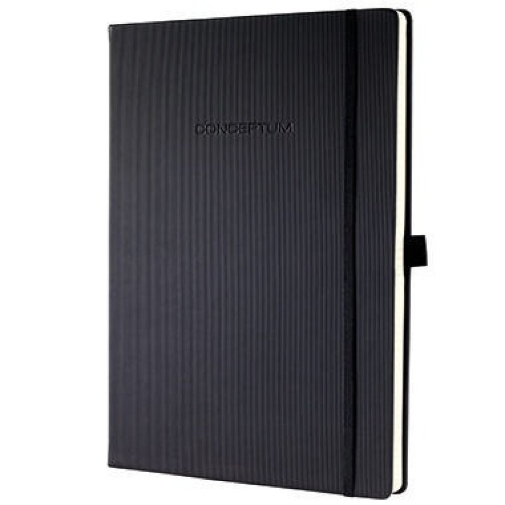 Produktabbildung: Sigel Notizbuch CONCEPTUM CO115 DIN A4+ Hardcover 194S. kariert sw