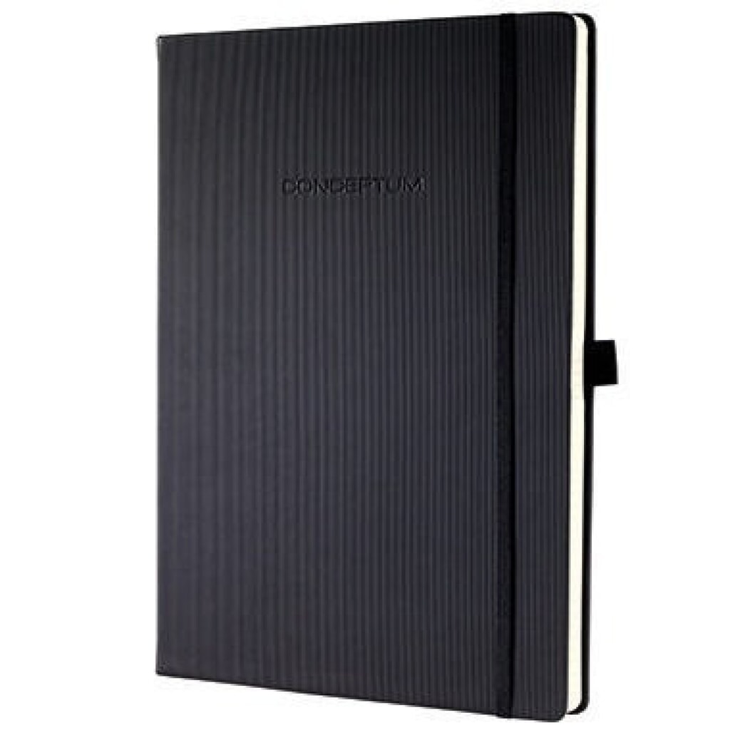 Sigel Notizbuch CONCEPTUM CO115 DIN A4+ Hardcover 194S. kariert sw Produktabbildung: Sigel Notizbuch CONCEPTUM CO115 DIN A4+ Hardcover 194S. kariert sw