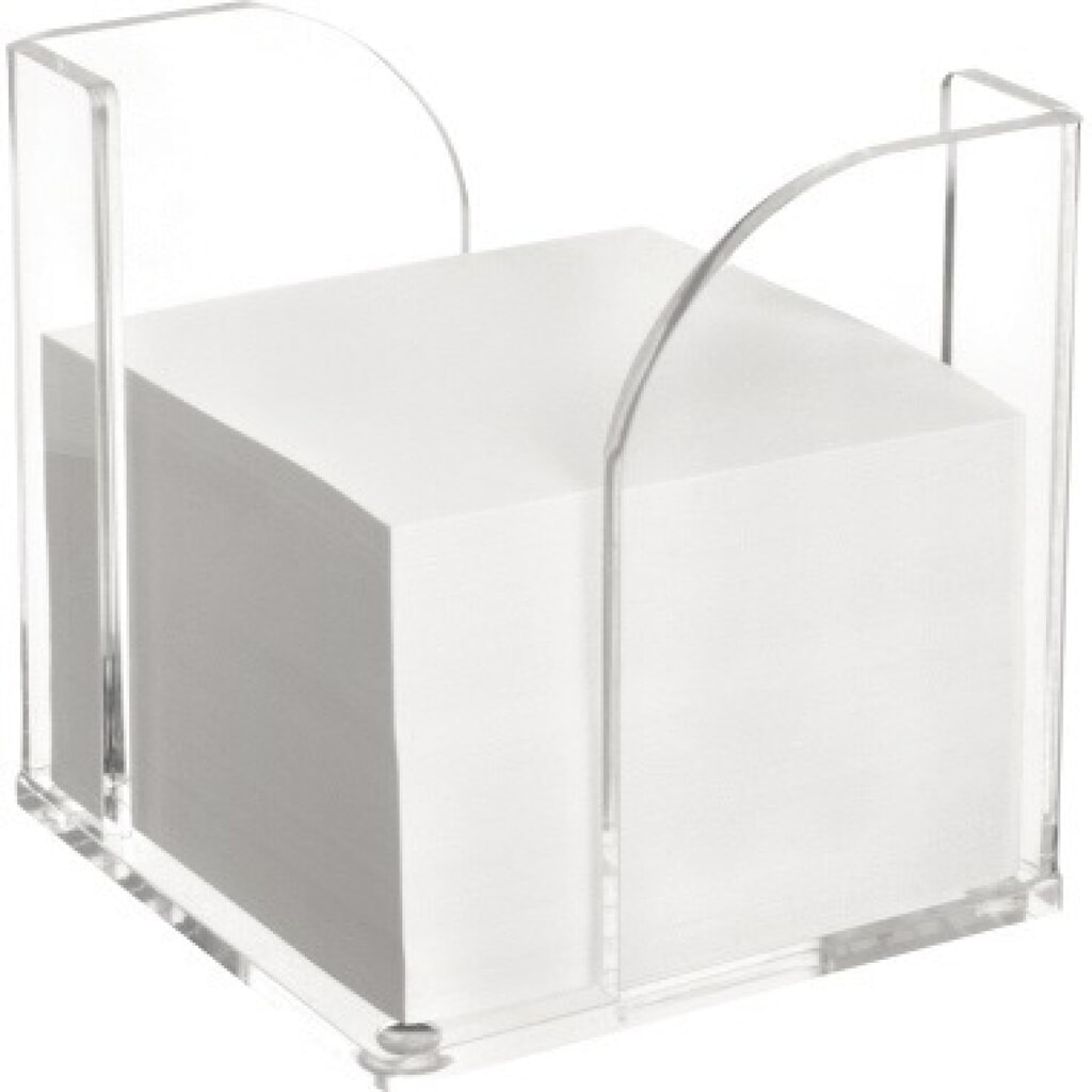 MAUL Zettelbox 1954005 9x9cm max. 700Blatt Acryl gk Produktabbildung Nr. 3: MAUL Zettelbox 1954005 9x9cm max. 700Blatt Acryl gk